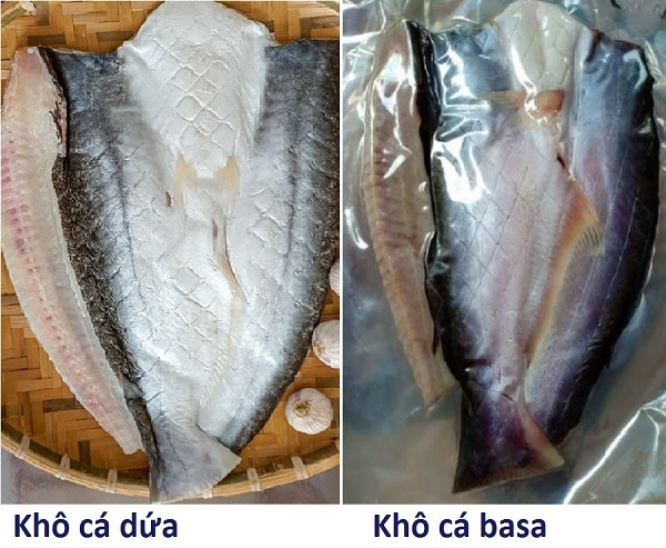 Phân biệt khô cá dứa và khô cá basa